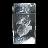 3D Laser Engraving Animal Glass Figurine DJEW-R013-01D-2