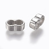 Non-Tarnish 304 Stainless Steel Slide Charms/Slider Beads LS-STAS-I082-21P-1