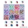 Rainbow ABS Plastic Imitation Pearl Beads OACR-YW0001-02B-2