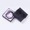 Natural Amethyst Stretch Bracelets BJEW-JB03210-05-3
