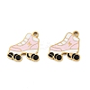 304 Stainless Steel Enamel Charms X-STAS-C137-06B-G-1