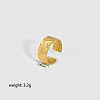 304 Stainless Steel Adjustable Open Cuff Rings for Women IM9526-2-1