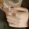 Hug Hand Fingers Cubic Zirconia Cuff Ring X1-RJEW-T016-35G-01-3