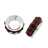 Brass Rhinestone Spacer Beads RB-A020-9mm-22S-1