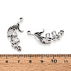 Tibetan Style Alloy Pendants TIBE-N014-14AS-3