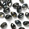 Full Rainbow Plated Crystal Glass Oval Beads Strands LS-EGLA-F026-A02-2