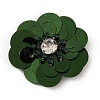 Flower Shape PVC Sequin/Paillette Beading Appliques DIY-WH0308-287J-1