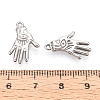 304 Stainless Steel Pendants STAS-N114-49P-3
