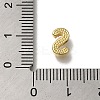 Rack Plating Brass Micro Pave Clear Cubic Zirconia Beads KK-G500-30G-S-3