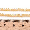 Transparent Glass Beads Strands EGLA-A044-T2mm-MB03-4