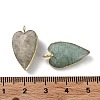Natural Mixed Stone Pendants G-G012-12G-B-4