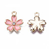 Alloy Enamel Pendants X-ENAM-S121-052D-3