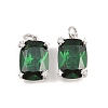 Brass with Cubic Zirconia Pendants KK-B157-24P-1
