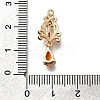 Brass Micro Pave Cubic Zirconia Pendants KK-K378-65G-01-3