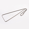 Non-Tarnish 304 Stainless Steel Round Snake Chain Necklaces STAS-M174-005P-2.4-01-2