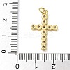 Rack Plating Brass Micro Pave Cubic Zirconia Pendants KK-K392-17B-G-3