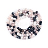 Electroplate Glass Beads Strands GLAA-T023-B16-11-2