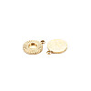 Ion Plating(IP) 304 Stainless Steel Pendant Enamel Settings STAS-N097-205LG-2