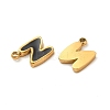 304 Stainless Steel Enamel Charms STAS-L022-292G-N-2