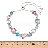 Alloy Rhinestone Slider Bracelets BJEW-A156-04P-5