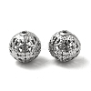 Non-Tarnish 304 Stainless Steel Hollow Round Beads STAS-P319-13P-2
