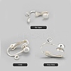Iron Clip-on Earring Findings LS-EC141-S-3