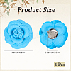 4Pcs Cloth Art Camelia Brooch Pins JEWB-CN0001-03A-2