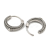 316 Surgical Stainless Steel Hoop Earrings EJEW-D096-09I-AS-2