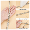 2.5 Yards Stainless Steel Rivet Studed Cord with Adhesive Back OCOR-FG0002-34B-4