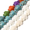 Synthetic Turquoise Beads Strands G-E456-35D-8x10mm-1
