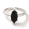 Rack Plating Brass Micro Pave Cubic Zirconia Adjustable Rings RJEW-H228-03P-3