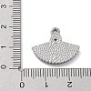 Non-Tarnish 304 Stainless Steel Pendant Cabochon Settings STAS-M323-48P-3