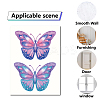 16 Sheets 8 Styles Waterproof PVC Wall Stickers DIY-WH0345-016-4