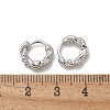 Brass Hoop Earrings EJEW-Q015-03P-01-3