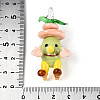 Handmade Lampwork Cartoon Onion Pendants LAMP-T025-11B-3