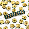 Brass Rhinestone Spacer Beads RB-A014-Z8mm-06G-1