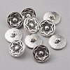1-Hole Alloy Shank Buttons LS-BUTT-WH0020-22A-2