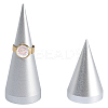 2Pcs 2 Styles Alloy Ring Display Stands RDIS-BBC0001-01P-1