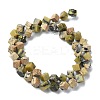 Natural Yellow Turquoise(Jasper) Beads Strands G-C135-D05-02-3