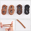 5M DIY Frosted Cowhide Leather Cord OCOR-GF0004-97D-04-5