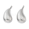Anti-Tarnish 304 Stainless Steel Pendants STAS-L216-50P-1