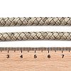 Braided Leather Cord with Core WL-F009-6mm-03-3