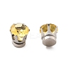 Cubic Zirconia Clip-on Earrings EJEW-L100-01P-02-4