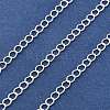 Brass Curb Chains KK-P304-02B-S-1
