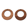 Natural Wenge Wood Pendants WOOD-T023-52B-02-2