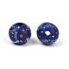 Independence Day Theme Wood European Beads WOOD-Z005-01C-01-2