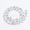 Natural White Shell Mother of Pearl Shell Beads SSHEL-L017-005B-3