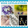 210Pcs 14 Colors Electroplate Transparent Glass Beads EGLA-PH0001-50-6