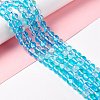 Synthetic Moonstone Beads Strands G-E573-02B-07-4