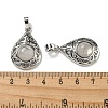 Natural Quartz Crystal Rock Crystal Pendants G-Q158-05P-14-3